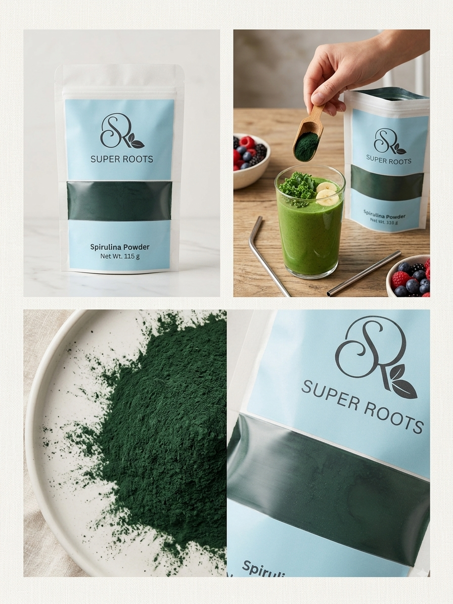 Super Roots Spirulina Powder